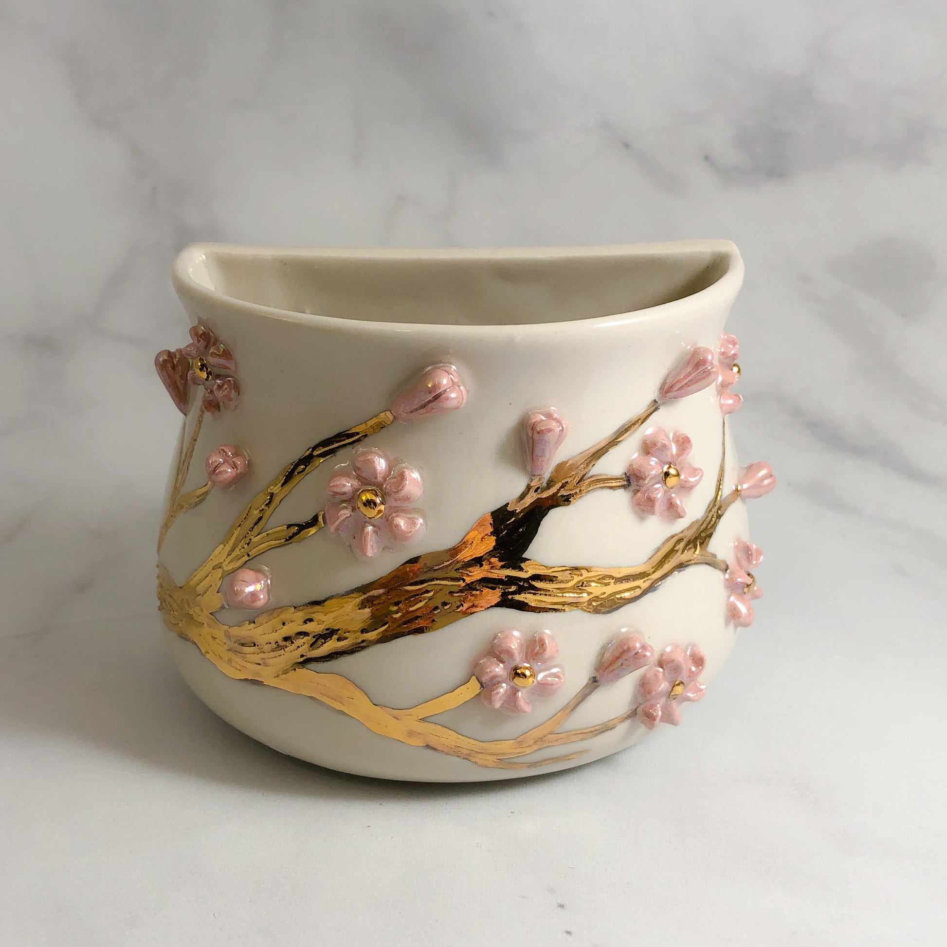 porcelain hanging planter Imperfect & Beautiful: Hanging Planter